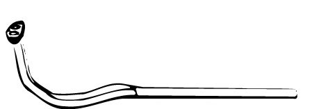 WALKER 03463 Exhaust Pipe
